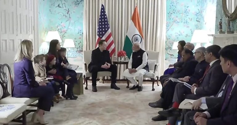 PM Modi meets Elon Musk during his US visit, discusses strengthening collaboration in innovation, space exploration, and AI