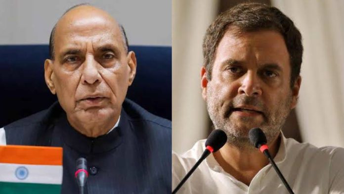 Rajnath Singh Rahul Gandhi China