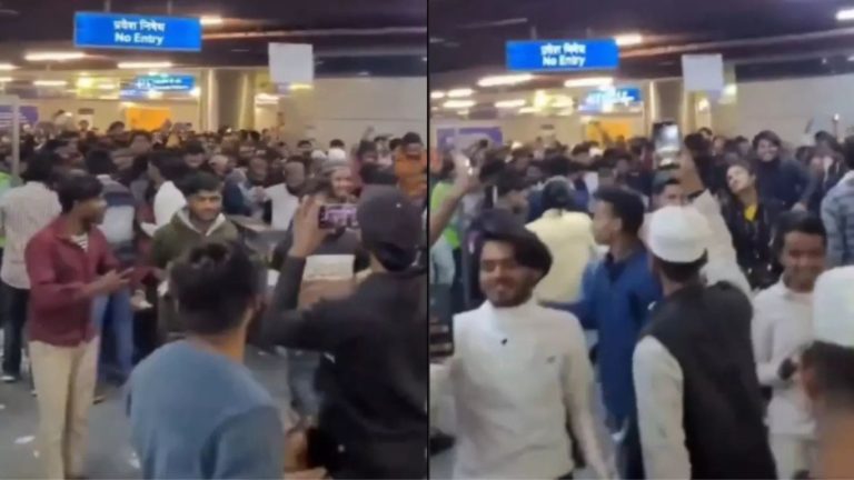 Muslim mob creates a ruckus at Delhi Metro’s Jama Masjid station, sparks security concerns, DMRC responds ‘momentary reaction of passengers’