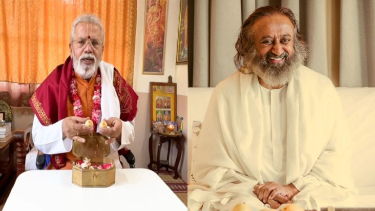 Broken parts of Somnath Shivling preserved by Agnihotri Brahmins for hundreds of years to be consecrated by Sri Sri Ravishankar