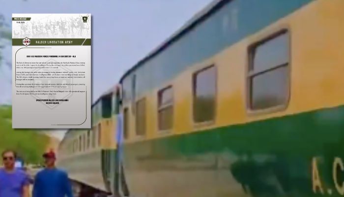 Pakistan: Baloch rebels hijack Jaffar Express train carrying over 400 passengers; women and children released as rebels warn of executing remaining hostages on military intervention
