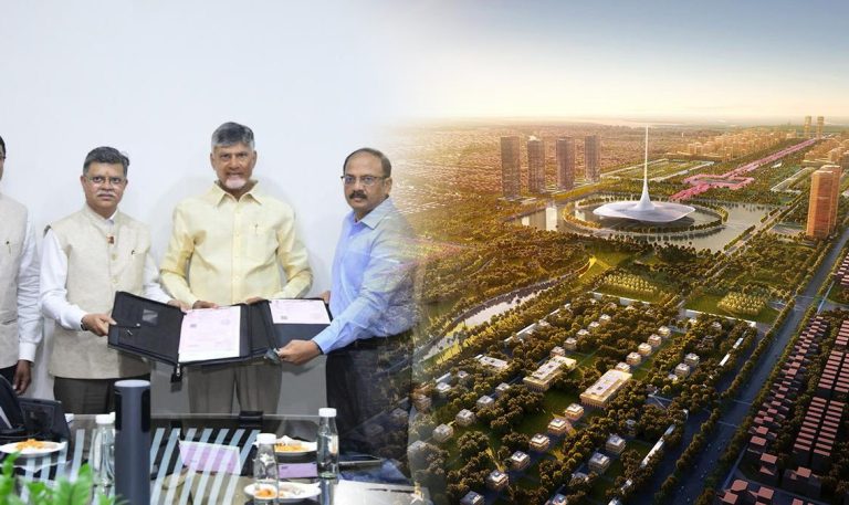 HUDCO extends a massive ₹11,000 crore loan for construction of Andhra Pradesh capital Amaravati, MoU signed