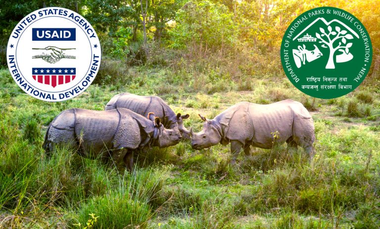 Nepal’s rhino census faces uncertainty after suspension of USAID funding, work suspended due to financial crunch