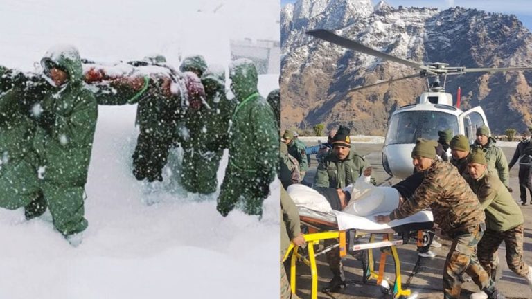 Uttarakhand avalanche: 4 confirmed dead, 5 people still trapped in snow as rescue operation hampered by rain and snowfall