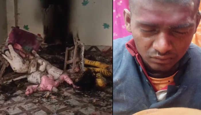 West Bengal: Sheikh Indu vandalises idol of Hindu deity, sets it on fire, police claim accused has ‘mental heath issues’