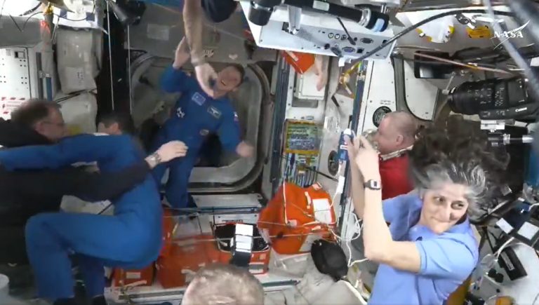 SpaceX Dragon spacecraft docks with International Space Station to bring back stranded astronauts Sunita Williams and Butch Wilmore