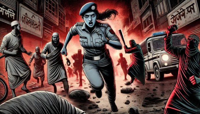 Islamist mob molested a woman police officer and tried to disrobe her amid Nagpur violence
