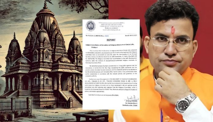 DDA cancels demolition of three temples in Delhi after backlash, citing MLA Negi's intervention and public protest