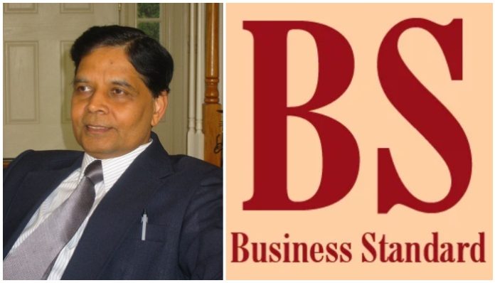 Arvind Panagaria falsely attributed by Business Standard