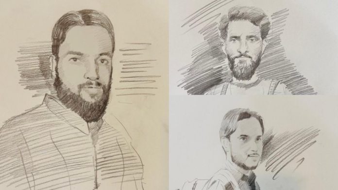 Pahalgam Terror attack terrorists identified sketches