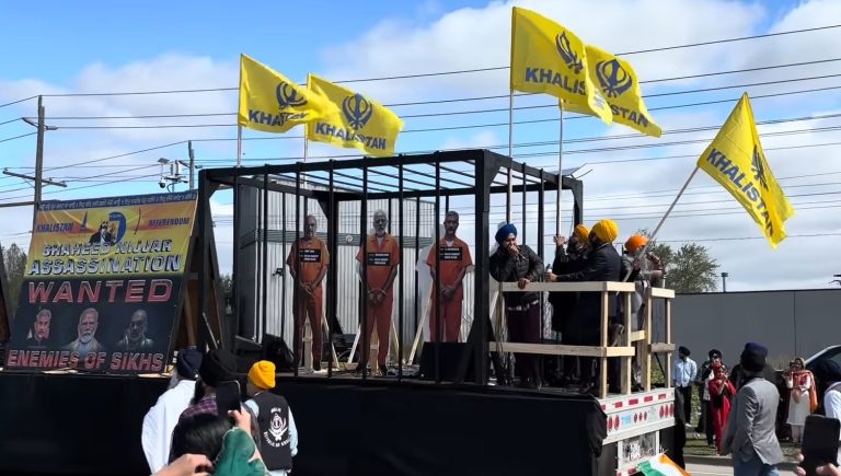 Canada: Over half a million people with Khalistan flags join Khalsa Day Vaisakhi Parade in Surrey, effigies of Modi, Shah and Jaishankar in jail paraded with call to arrest them