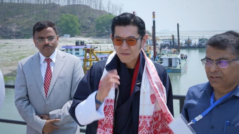 Bhutan King Jigme Khesar Namgyal Wangchuk visits water terminal and India’s first Multi Modal Logistics Park at Assam’s Jogighopa to assess functionality for exports from Bhutan