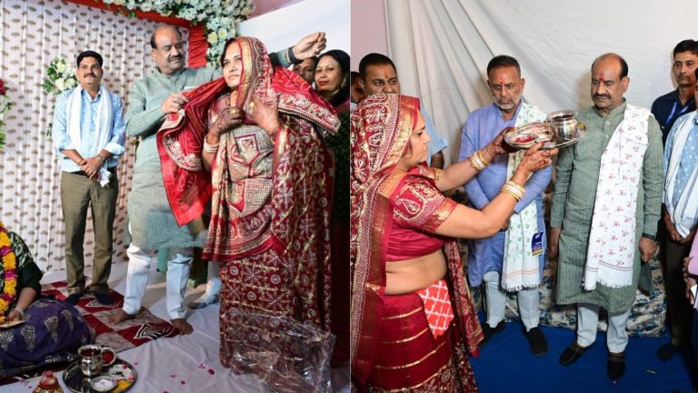 Speaker Om Birla fulfils promise made to Pulwama Martyr Hemraj Meena’s family, performs ‘Mayra’ ceremony at wedding of the late CRPF jawan’s daughter