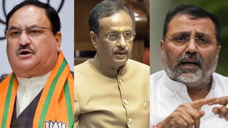 BJP distances itself from comments made by Nishikant Dubey and Dinesh Sharma about   Supreme Court, says party always respects Judiciary: Here is what the MPs actually said