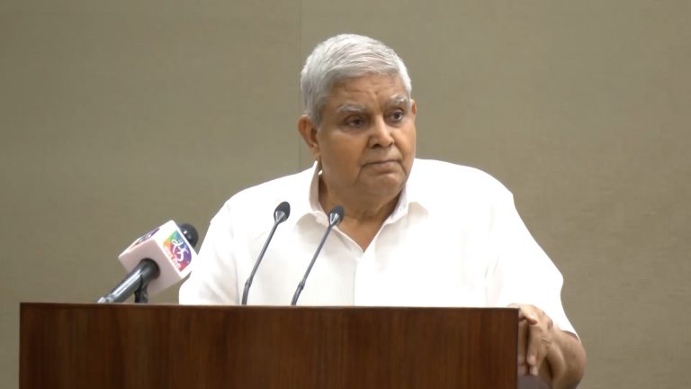 Supreme Court acting as unelected ‘super Parliament’, Article 142 has become nuclear missile: VP Jagdeep Dhankhar questions judicial overreach and attempts to control the legislative