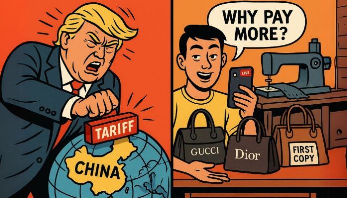Chinese TikTokers expose luxury brands like Gucci and Dior’s Chinese manufacturing through viral videos amid US-China tariff war