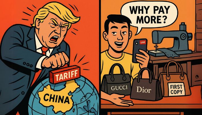 Chinese TikTokers expose luxury brands like Gucci and Dior’s Chinese manufacturing through viral videos amid US-China tariff war