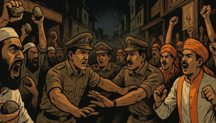 Police intervene as Islamist mob attacks Hanuman Jayanti procession in Guna