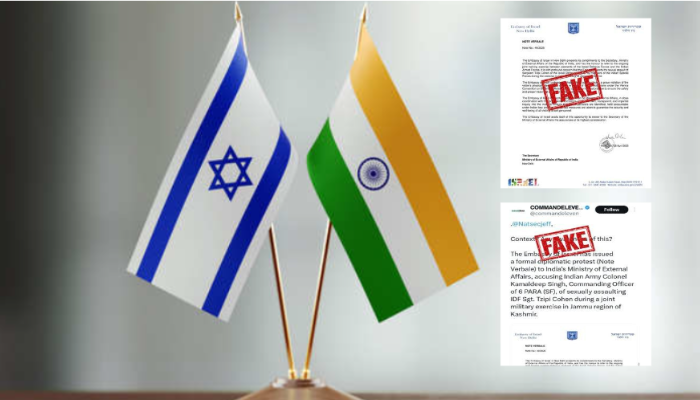 Fake letter circulated on social media claiming Indian Army officer sexually assaulted Israeli sergeant in J&K, Israeli Embassy fact-checks saying efforts of haters won’t work