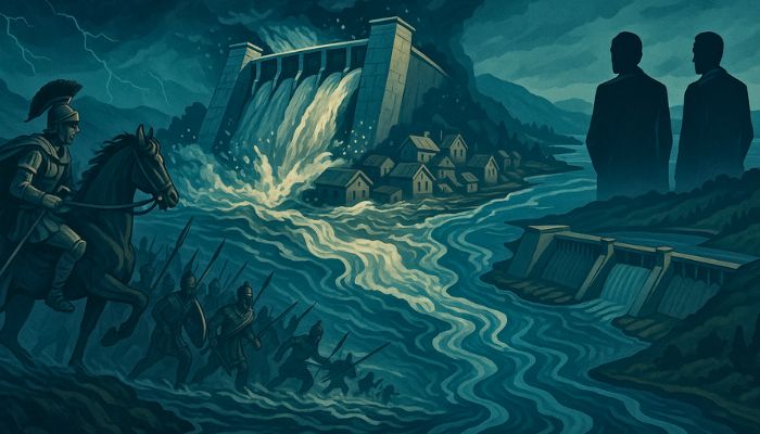 From Alexander’s Jhelum crossing to India’s Indus Waters move, Ukraine’s floods, Turkey’s dams, and Ethiopia’s GERD, rivers remain strategic weapons in modern geopolitical conflicts.