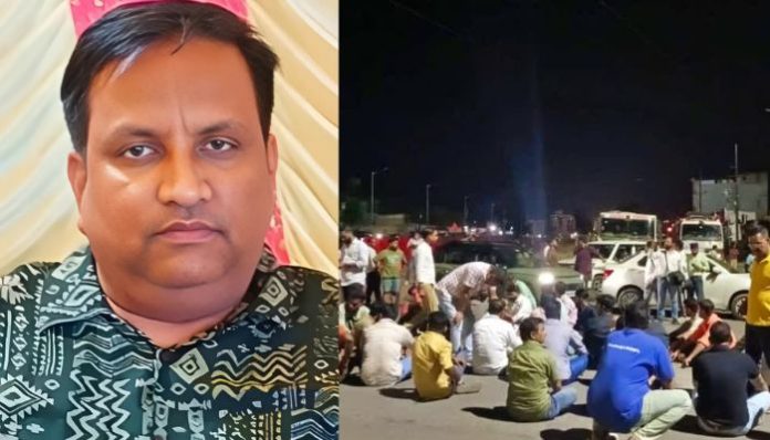 Karni Sena president Vinay Singh found dead with bullet injury to the head and pistol in the hand in Jamshedpur