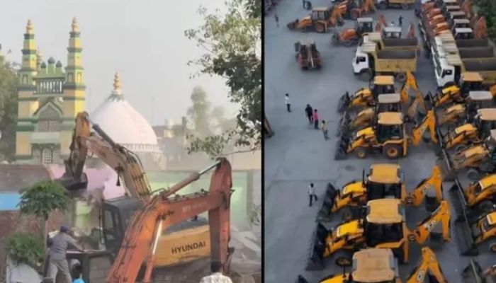 60 JCBs, 40 cranes, 3000 policemen deployed for phase-2 demolition drive in Chandola, Ahmedabad: Over 200 illegal Bangladeshis were arrested from here