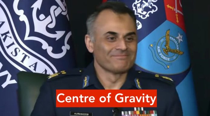 Aurangzeb Ahmed centre of gravity