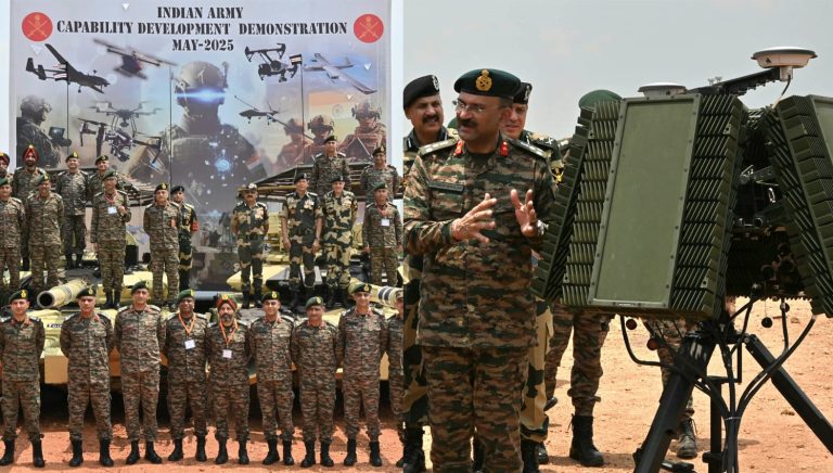 Indian Army conducts field trials of several next-generation defence technologies under simulated near-combat conditions