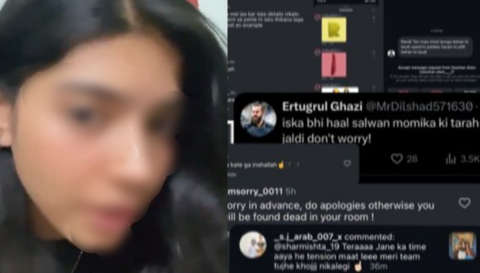 Islamists threaten Hindu influencer with calls for beheading, rape and murder after her social media response to a Pakistani troll, AIMIM spokesperson joins in targeting her too 
