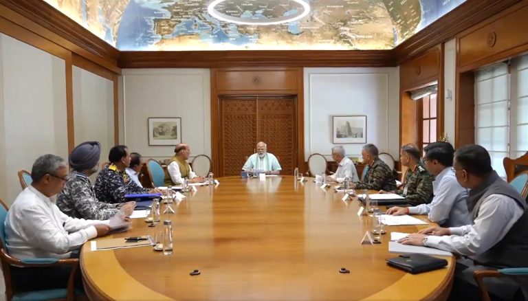 Operation Sindoor: PM Modi chairs high-level meeting with Rajnath Singh, S Jaishankar, NSA Doval, Chief of Defence Staff and three service chiefs