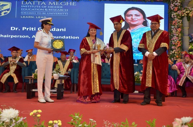 Adani Foundation chairperson Dr Priti Adani conferred second honorary doctorate for pioneering social impact