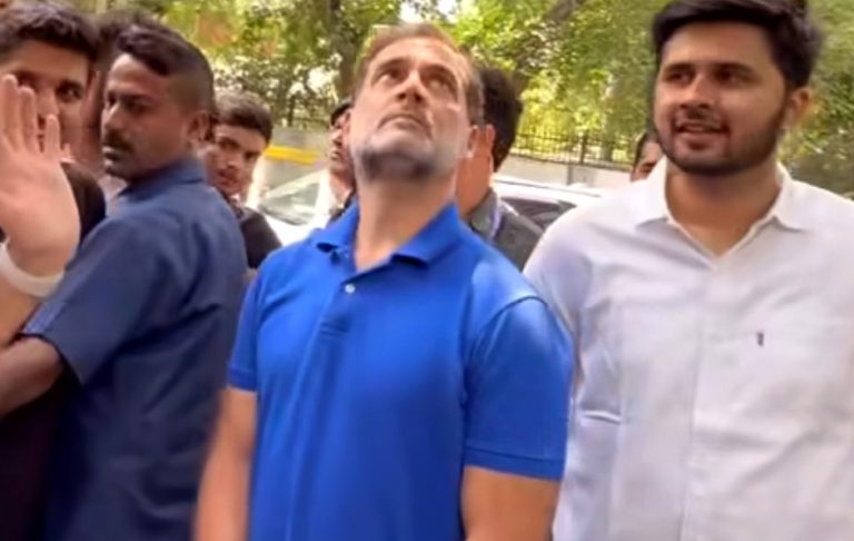 Delhi University objects to Rahul Gandhi’s unannounced visit, says NSUI members misbehaved with some students and the area was cordoned off for an hour