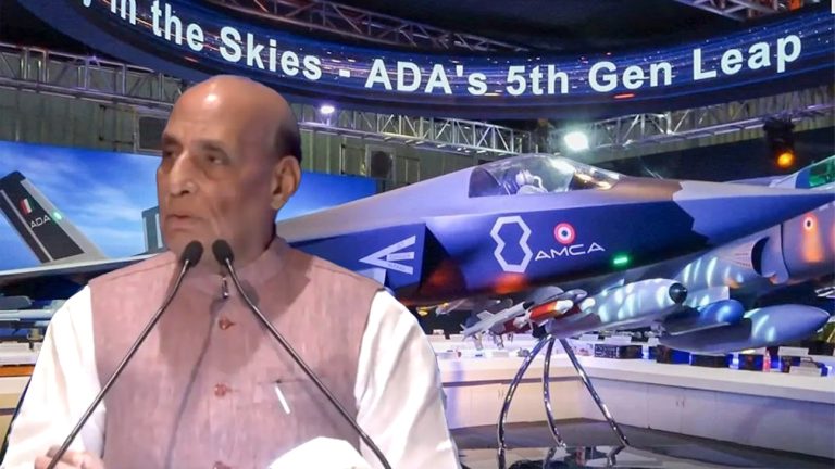 Five prototype 5th generation fighter jets will be developed under AMCA Programme Execution Model, private sector to participate in the mega defence project: Rajnath Singh