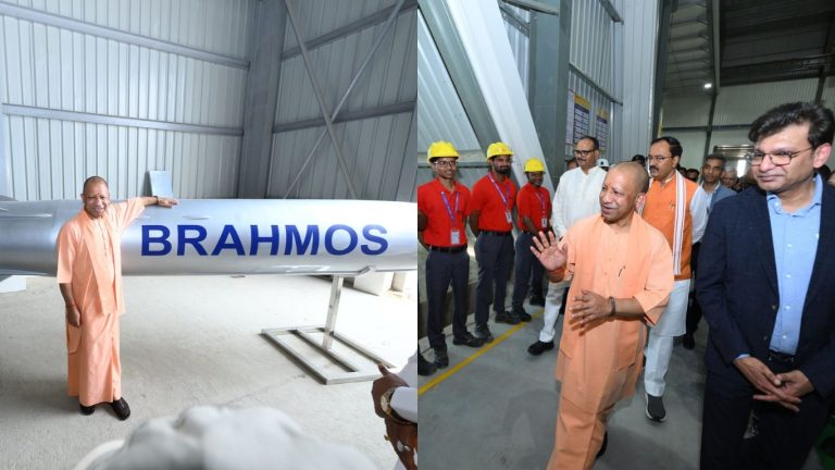 BrahMos missile production unit inaugurated in Lucknow, 5 days after Akhilesh Yadav claimed that BJP government could not even make a sutli bomb
