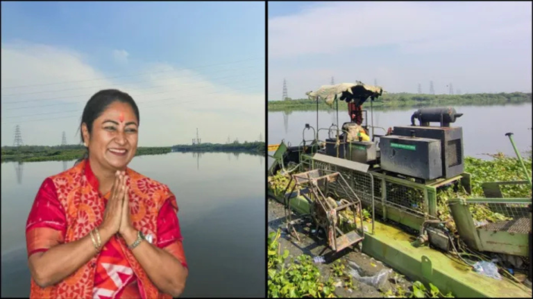 Yamuna is getting purified after AAP lost elections: Men and machines working on a mission mode to clean the river in Delhi under the BJP government
