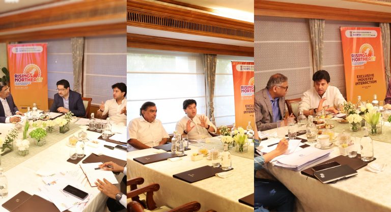 DoNER minister Scindia meets with top India Inc leaders including Mukesh Ambani, Kumar Mangalam Birla and N. Chandrasekaran ahead of ‘Rising NE Summit’