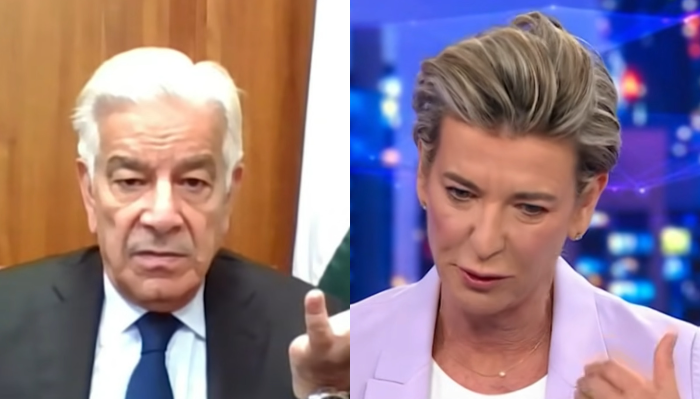 Pakistani Defence Minister runs to CNN boasting about downing Indian jets, fumbles and claims ‘social media’ when asked to show evidence
