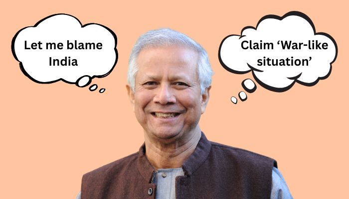 Resignation drama, blaming India and creating hysteria about ‘war-like situation’: How Muhammad Yunus is making a last-ditch effort to hold onto power in Bangladesh