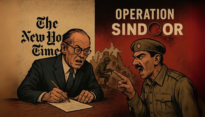 NYT comes up with verbal diarrhea to bat for Pakistan and denounce Operation Sindoor, quotes Shivshankar Menon to insinuate how doing nothing after terrorist attacks is best response