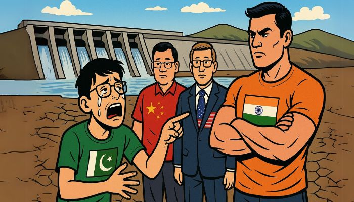 Multiple fathers syndrome? Lahore-based ‘journalist’ begs China to take revenge from India for suspending Indus Water Treaty with Pakistan, writes about it in US magazine