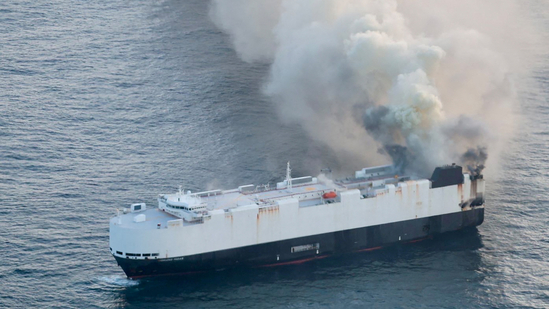 Cargo Ship Carrying Vehicles Sinks in Pacific Near Alaska