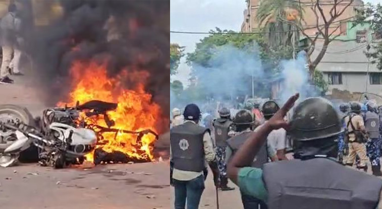 Violence erupts in Maheshtala in WB after Hindus prevent encroachment of temple land – Shiva Mandir vandalised, vehicles torched, several cops injured in stone pelting