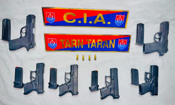 Punjab Police busts weapons smuggling module from Pakistan, 2 persons arrested in Tarn Taran