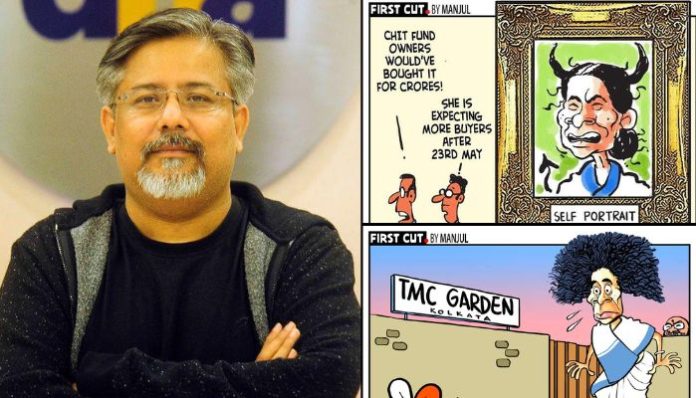 West Bengal police flag cartoons of 'satirist' Manjul on CM Mamata Banerjee as 'violative' of Indian law
