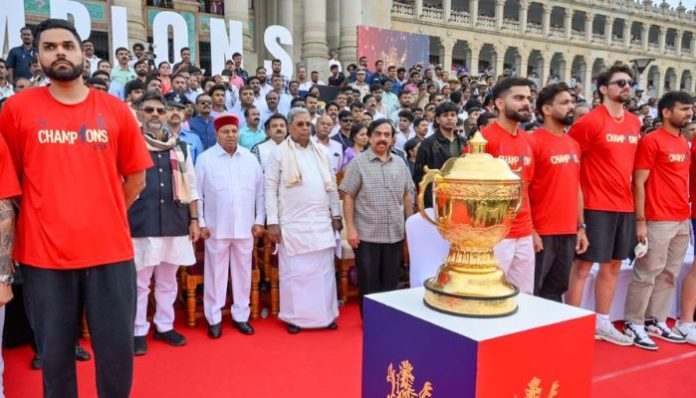 Congress govt in Karnataka gave green signal to RCB felicitation ceremony at Vidhan Soudha, letter shows DCP had warned against it