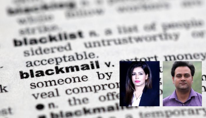 Journalist Shazia Nisar tries to extort Rs 65 Crore from CEO of Bharat24 by threatening him with a false rape case, arrested along with her accomplice Adarsh Jha