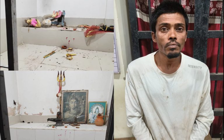 Assam: Shahabuddin Ali arrested for vandalising 5 idols of Hindu deities in Durga temple complex in Goalpara