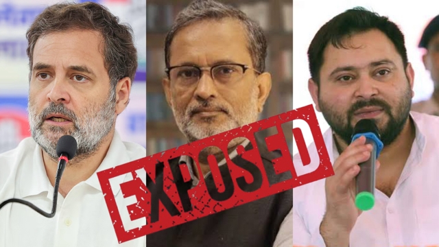 ECI exposes Rahul Gandhi Ajit Anjum Tejashwi Yadav