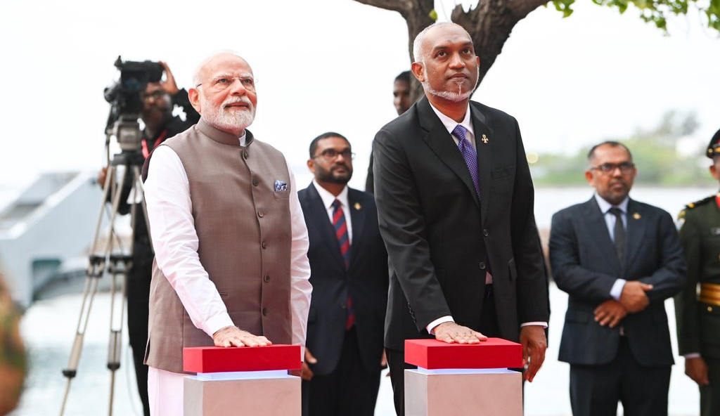 Modi and Muizzu Inaugurate Defence Building in Maldives