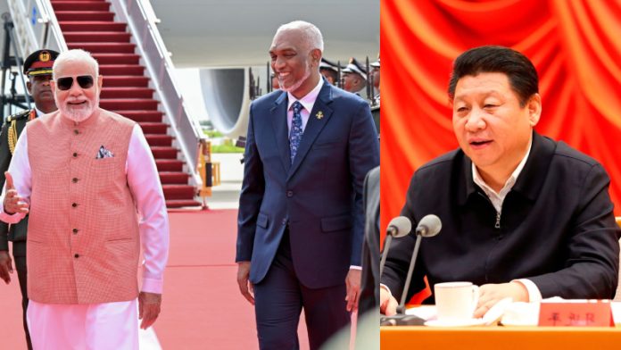 Narendra Modi, Mohamed Muizzu, Xi Jinping